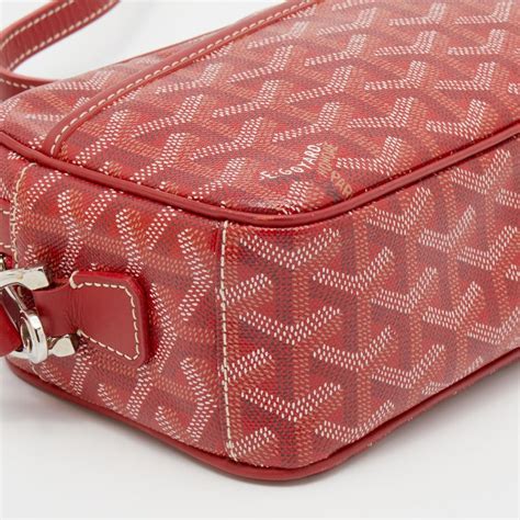 goyard sac capvert crossbody bag inside|Goyard Red Goyardine Coated Canvas Sac Cap Vert Crossbody .